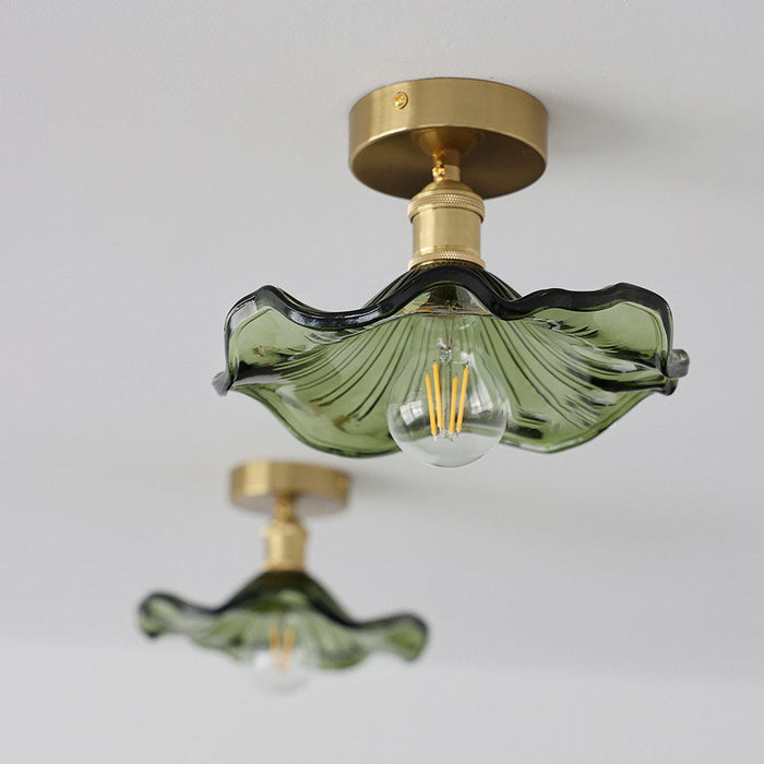 HibiscusGlow Glazen Plafondlamp