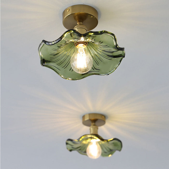 HibiscusGlow Glazen Plafondlamp