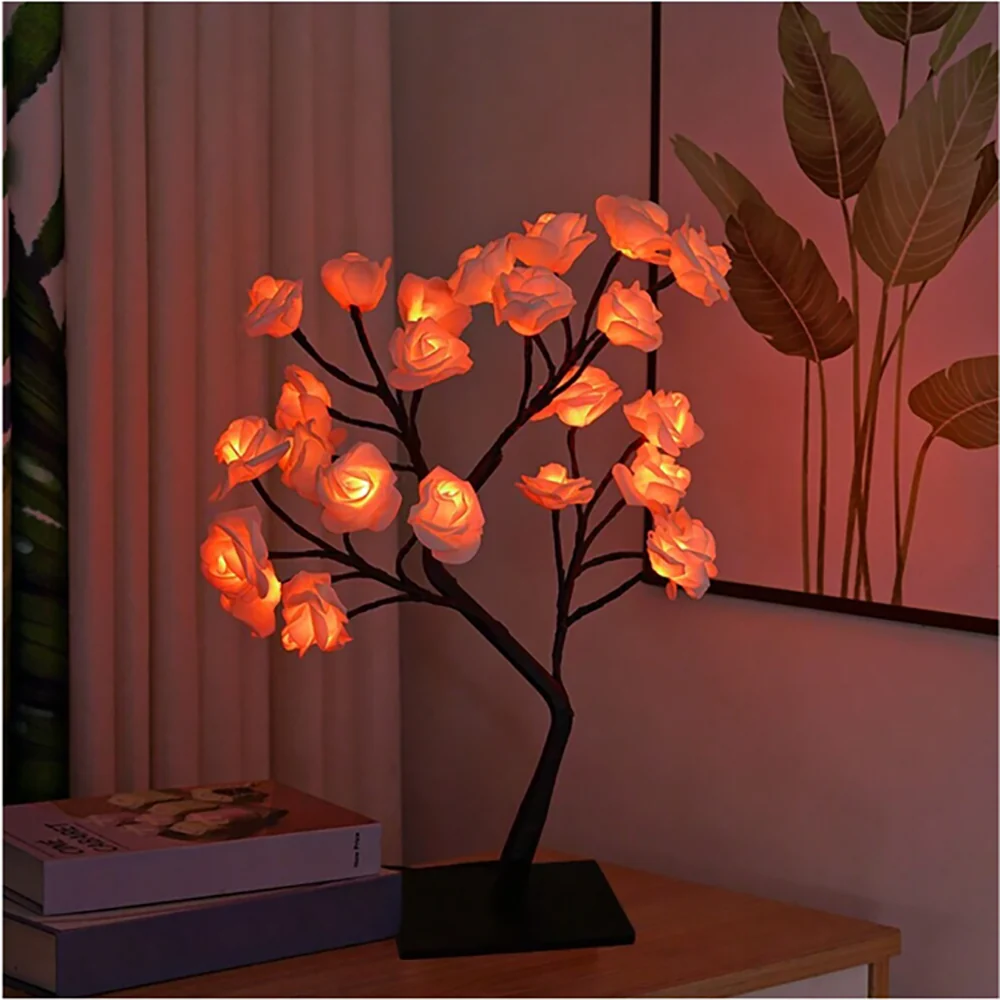 BlossomGlow – Betoverende Rozenboom Lamp