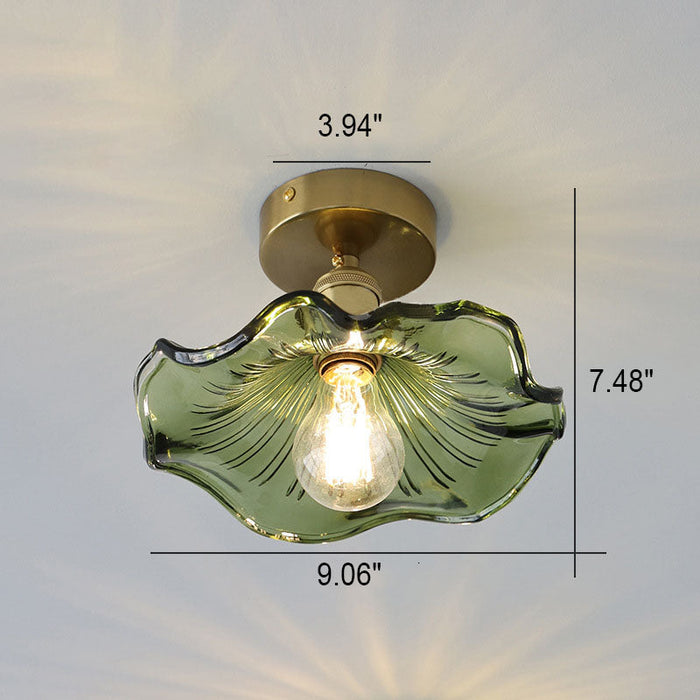 HibiscusGlow Glazen Plafondlamp