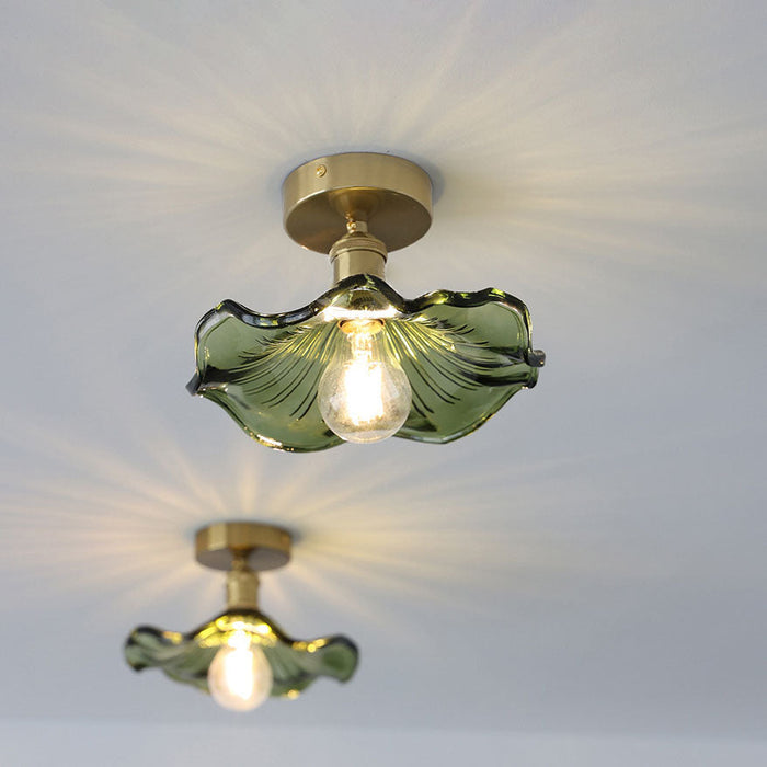 HibiscusGlow Glazen Plafondlamp