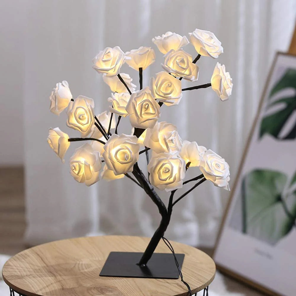 BlossomGlow – Betoverende Rozenboom Lamp