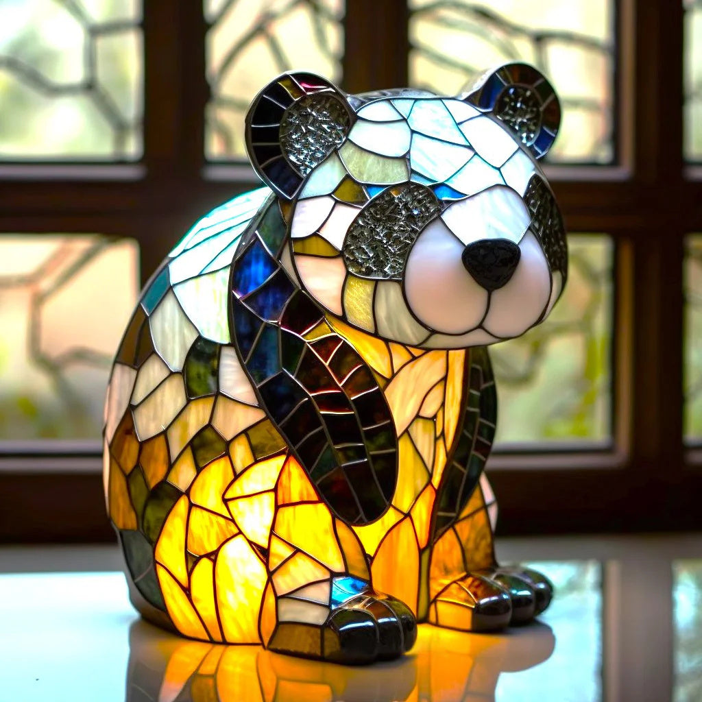 Kleurrijke dieren ornament lamp