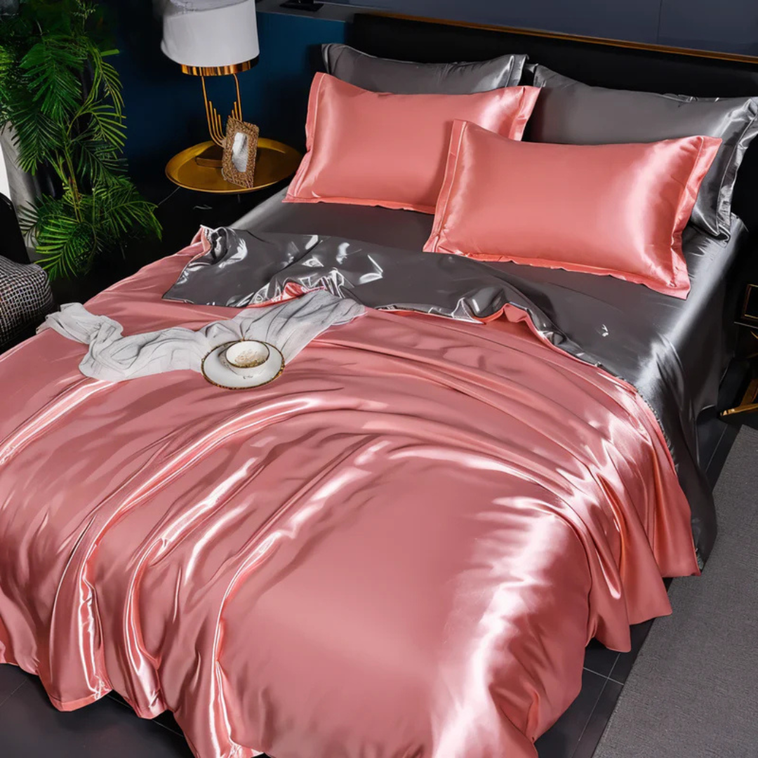 SilkSerenity – Luxe Zijdezacht Bedovertrek