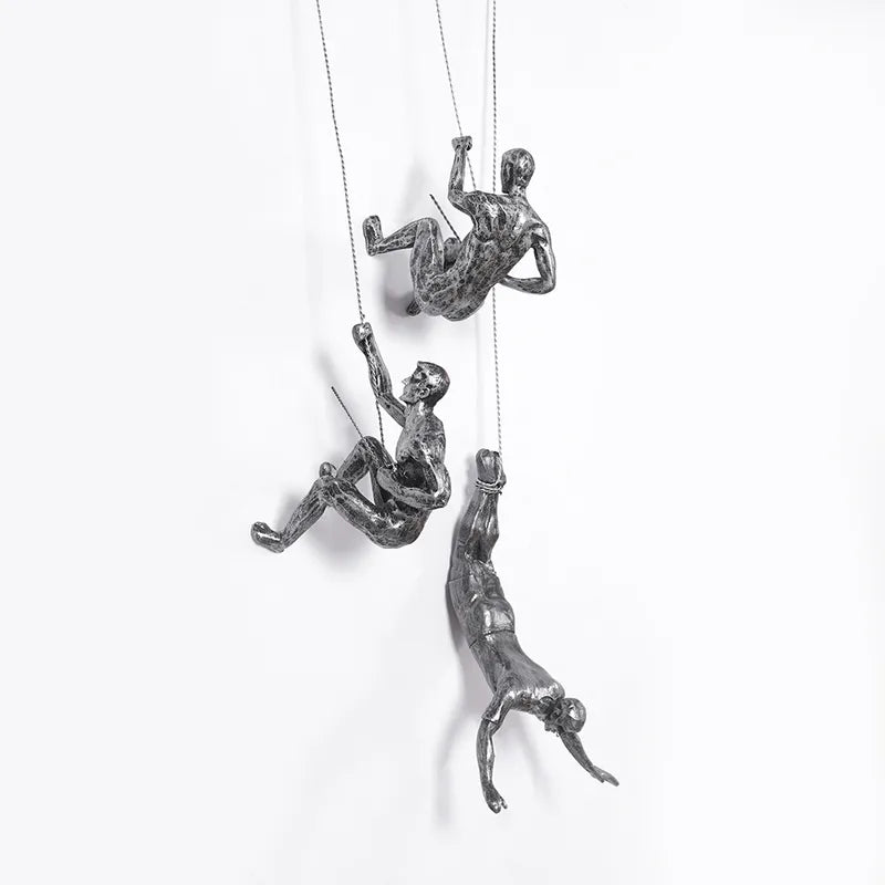 ClimbForm - Creatieve klimmende man muurdecoratie set