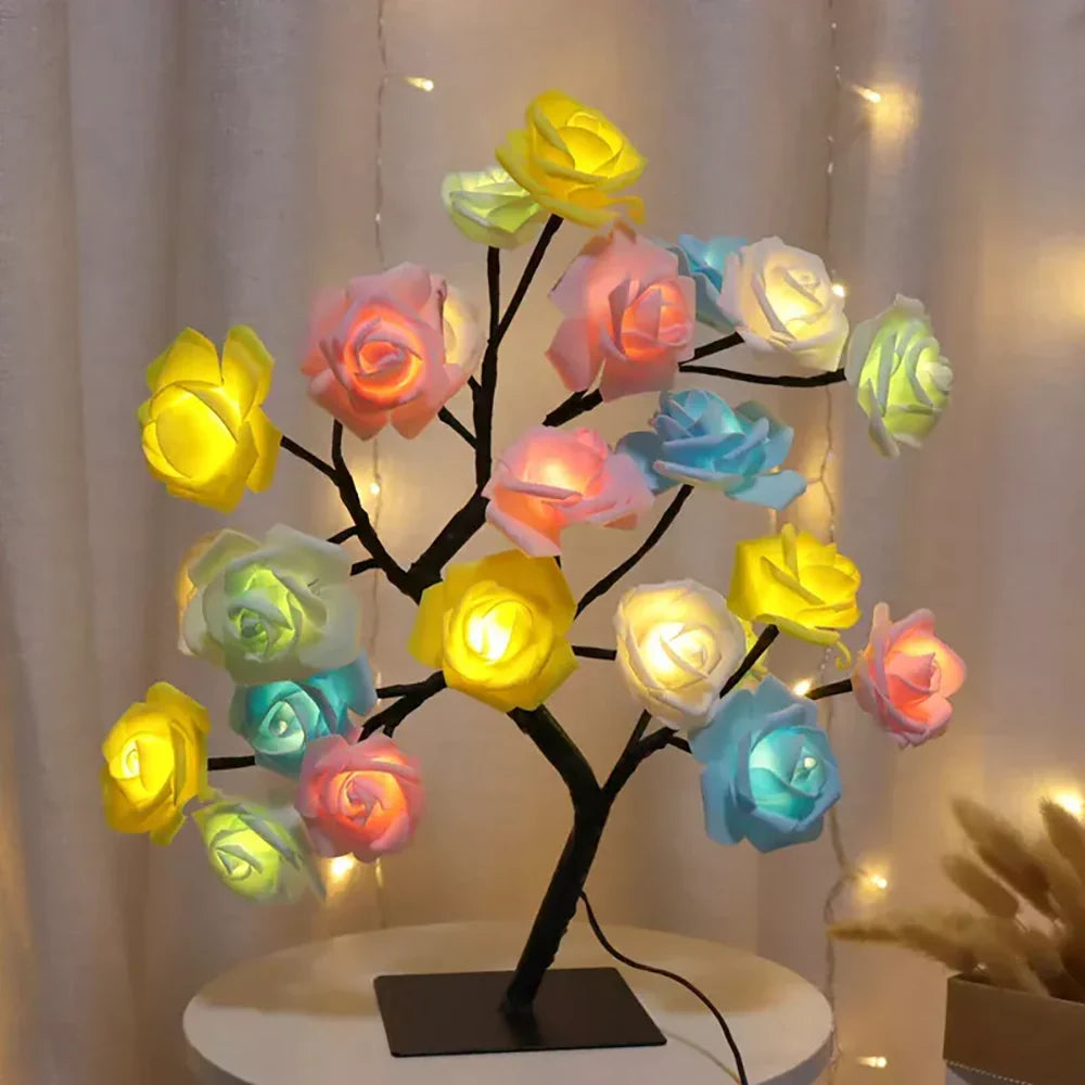 BlossomGlow – Betoverende Rozenboom Lamp