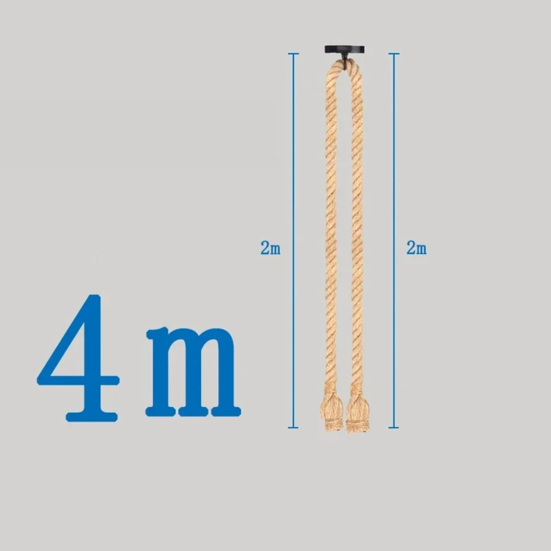 Rustieke Touwlamp – Vintage Sfeerverlichting met Natuurlijke Charme