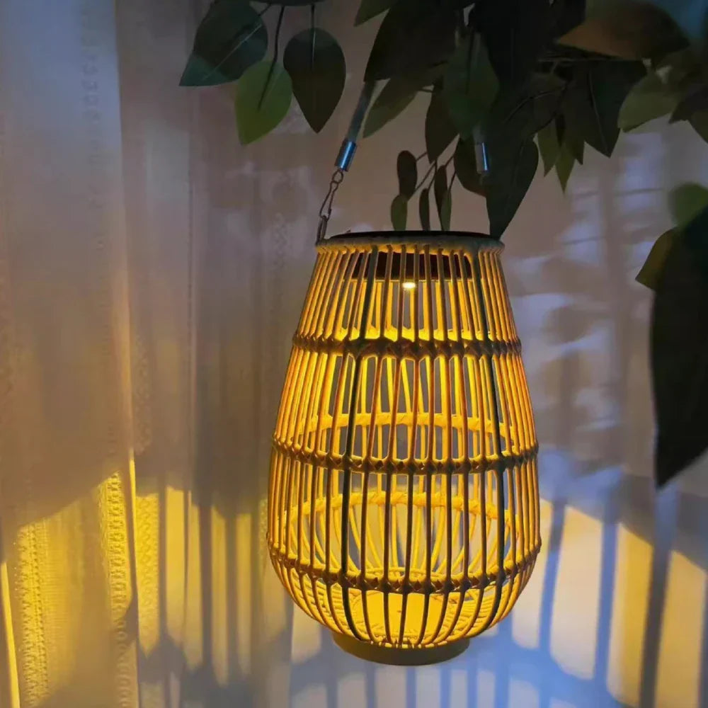 Lumea geweven Solar Lantaarn – Sfeervolle verlichting buiten