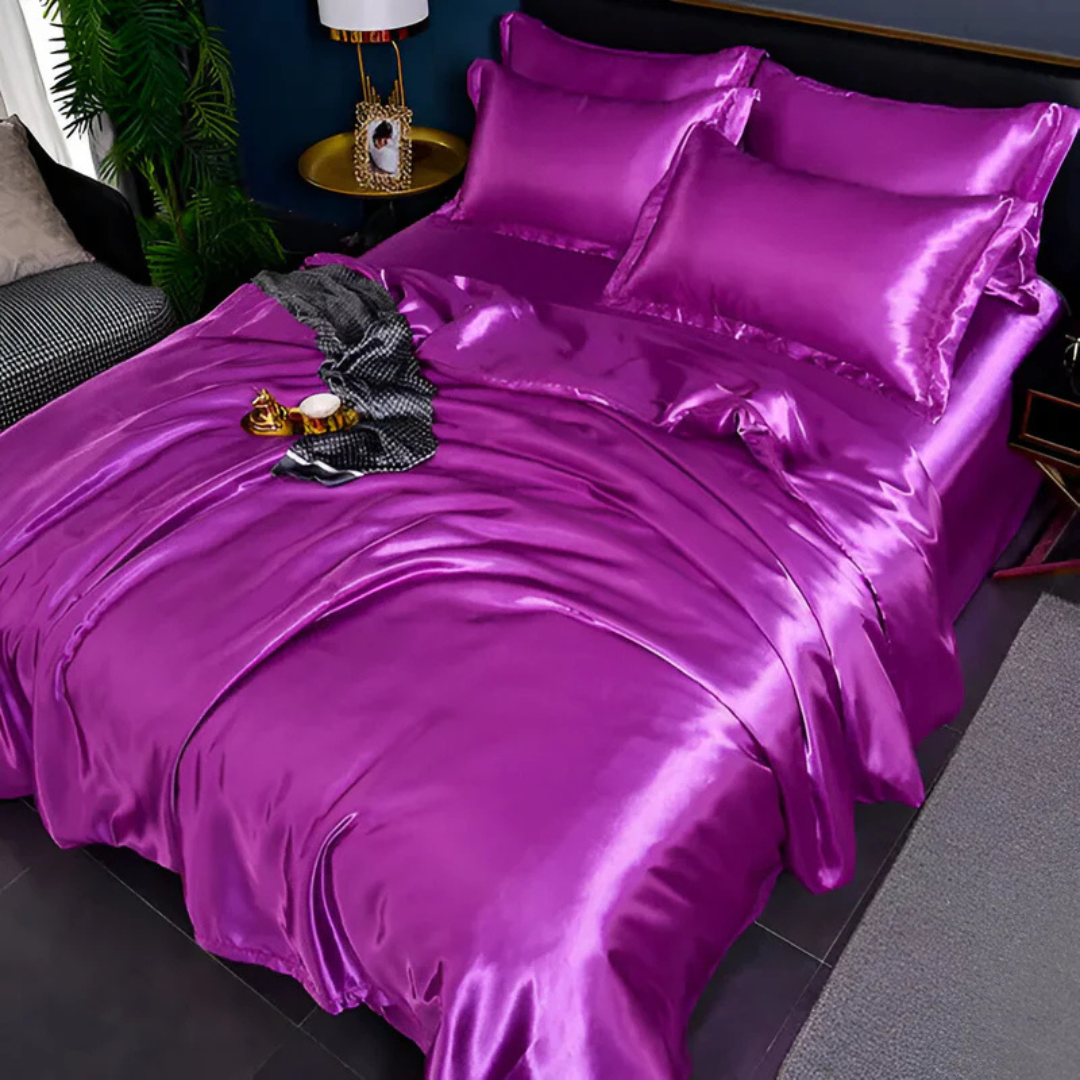 SilkSerenity – Luxe Zijdezacht Bedovertrek