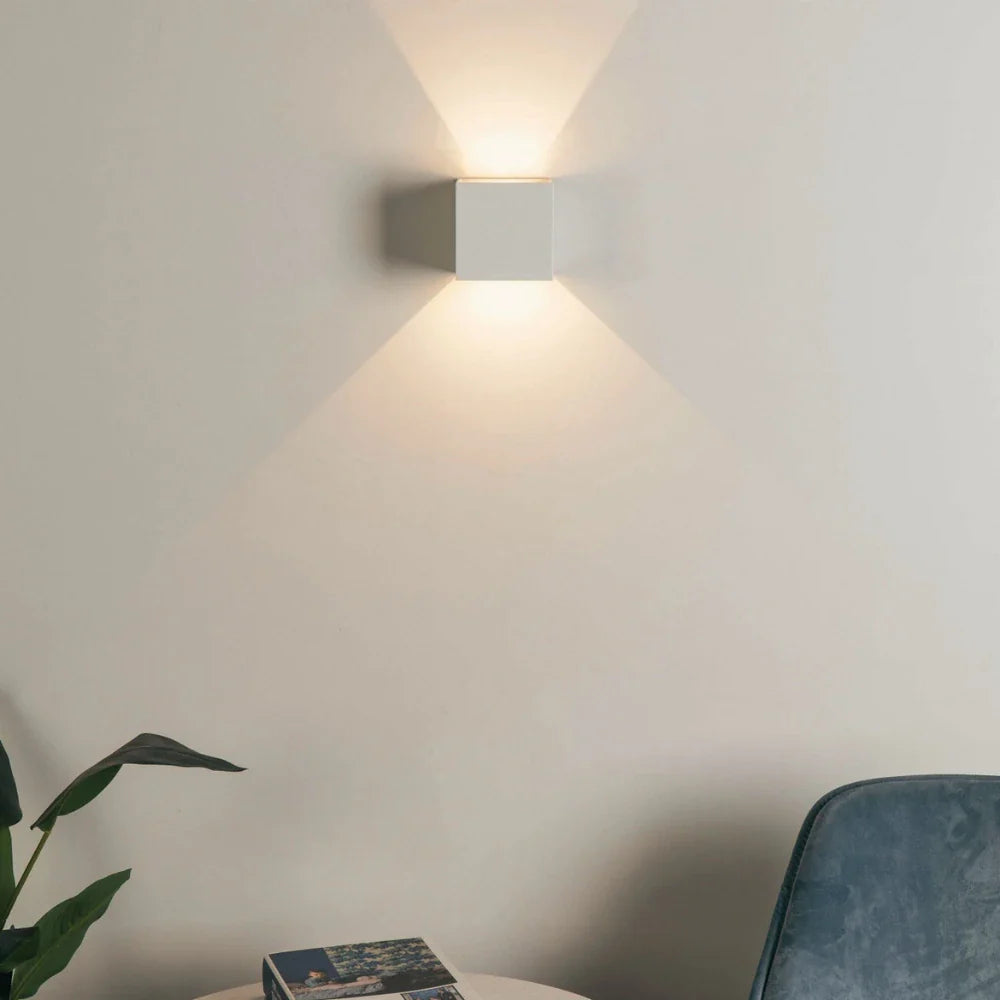Kubus verstelbare LED Wandlamp
