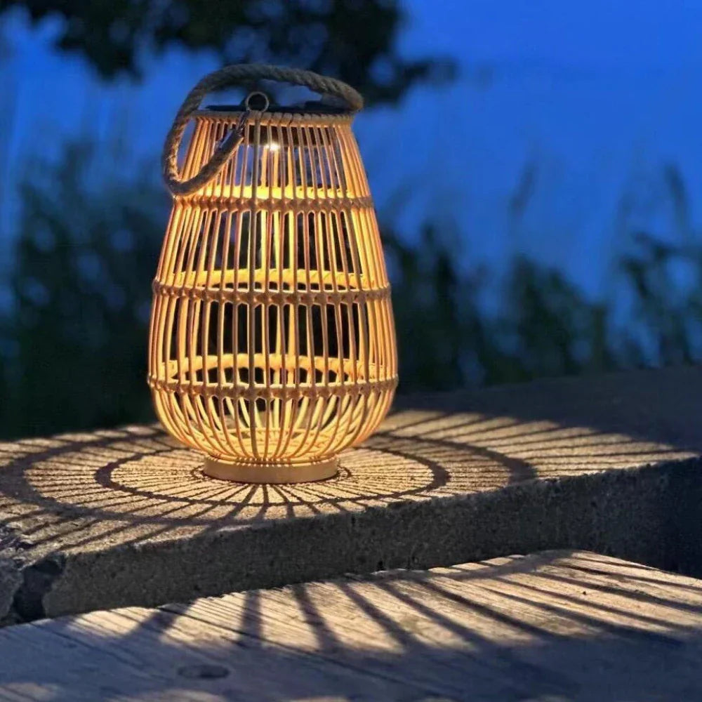 Lumea geweven Solar Lantaarn – Sfeervolle verlichting buiten