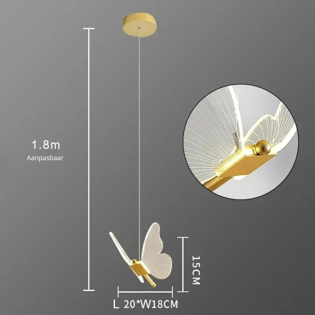 Vlinder LED Hanglamp – Scandinavisch Design