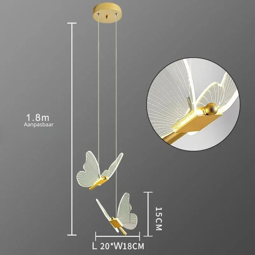 Vlinder LED Hanglamp – Scandinavisch Design