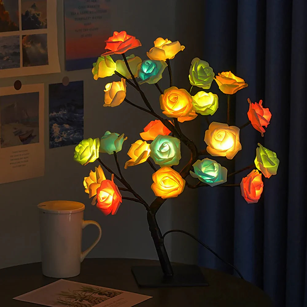 BlossomGlow – Betoverende Rozenboom Lamp