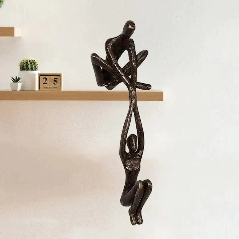 Eeuwige band sculptuur- Symbolisch Beeld van Liefde