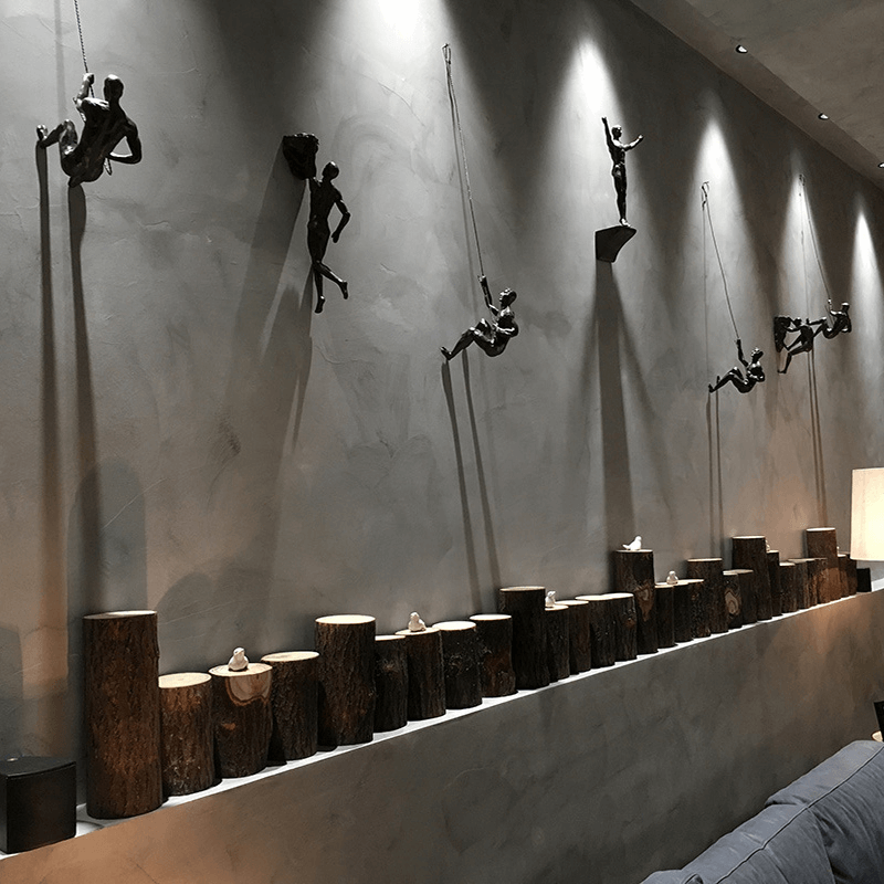 ClimbForm - Creatieve klimmende man muurdecoratie set