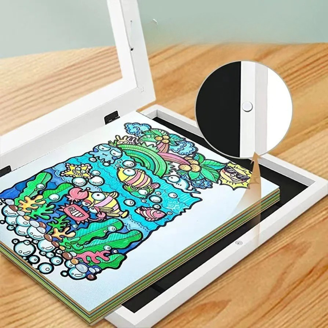 ArtFlip – Magnetisch Kunstframe voor Kinderen met Verwisselbaar Display