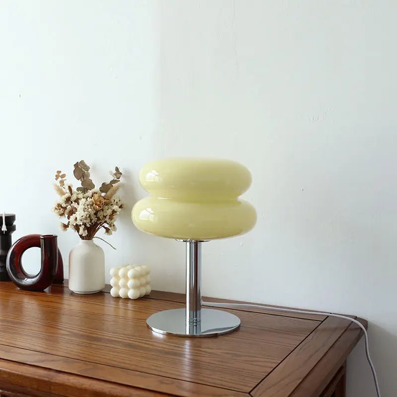 Luxe Retro Design Tafellamp – Draadloos & Dimbaar