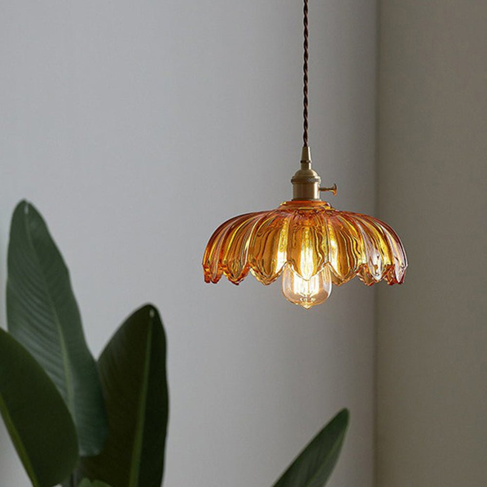 CrystalBloom - Glazen bloemen hanglamp