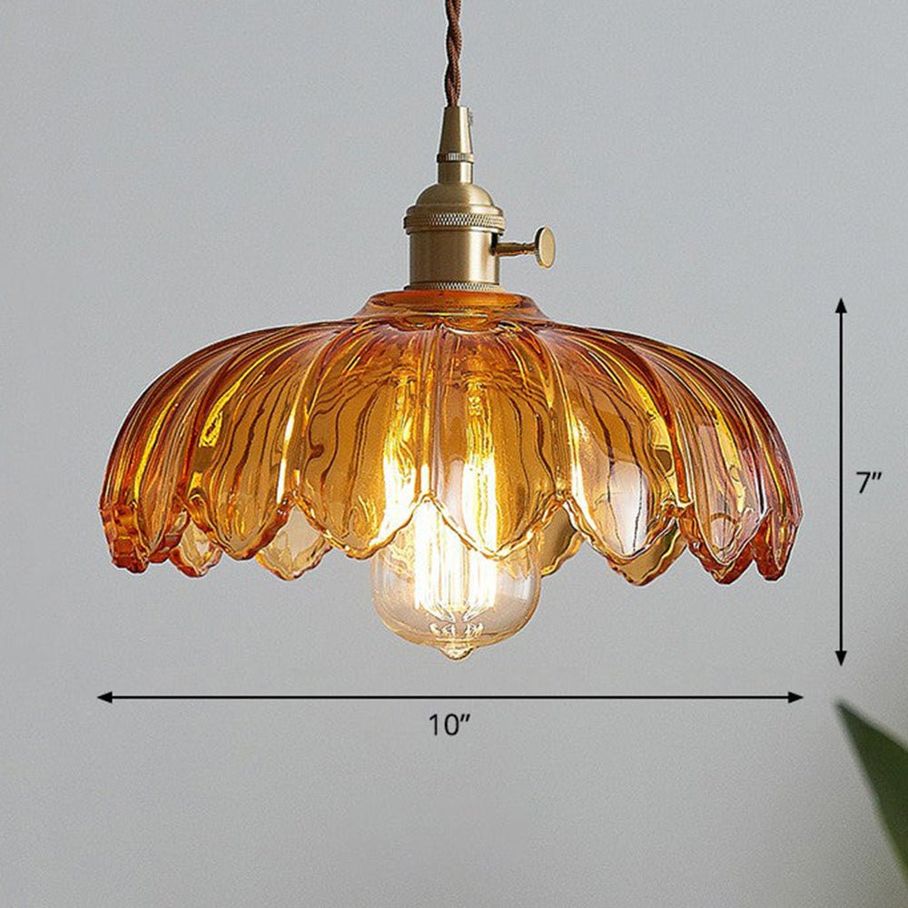 CrystalBloom - Glazen bloemen hanglamp