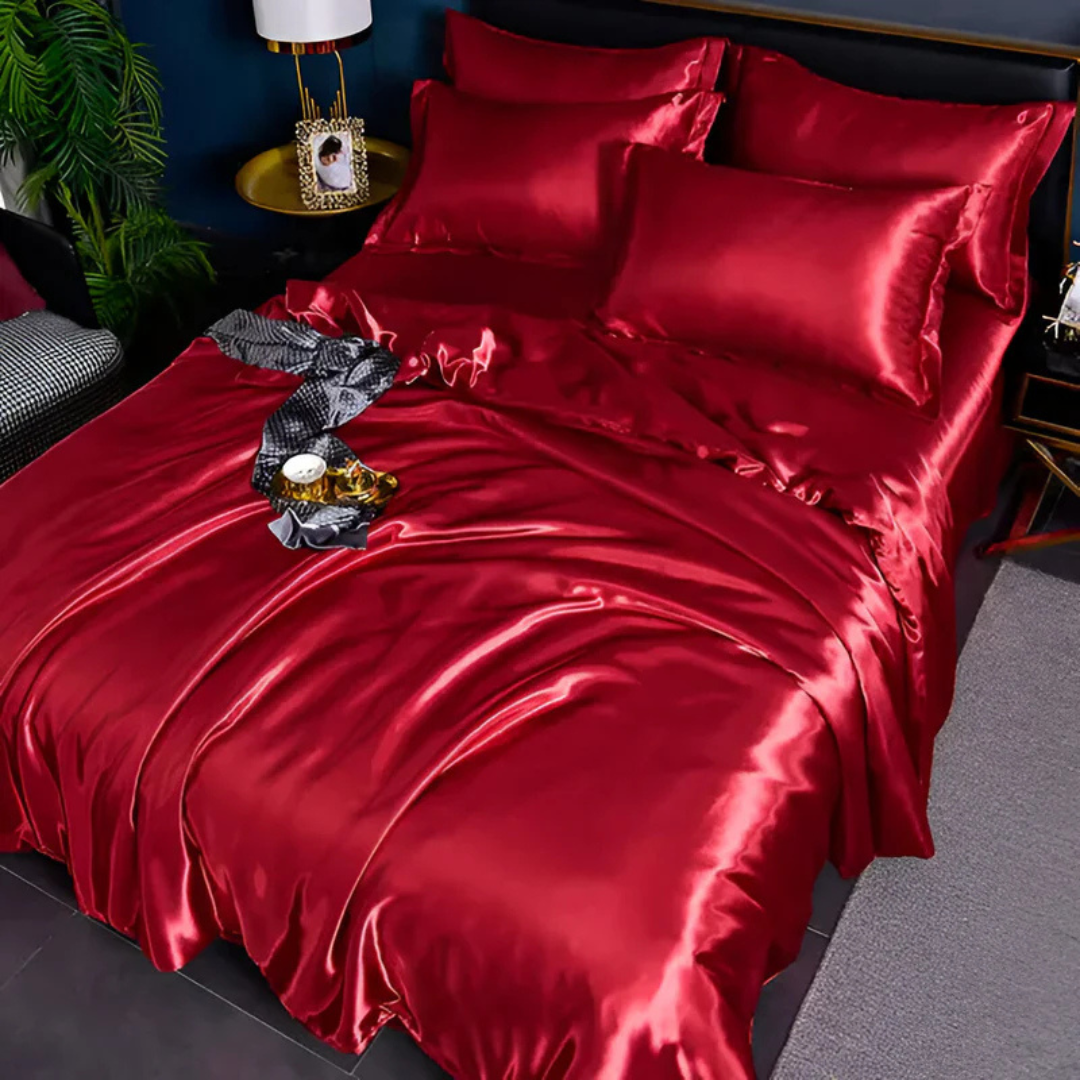 SilkSerenity – Luxe Zijdezacht Bedovertrek