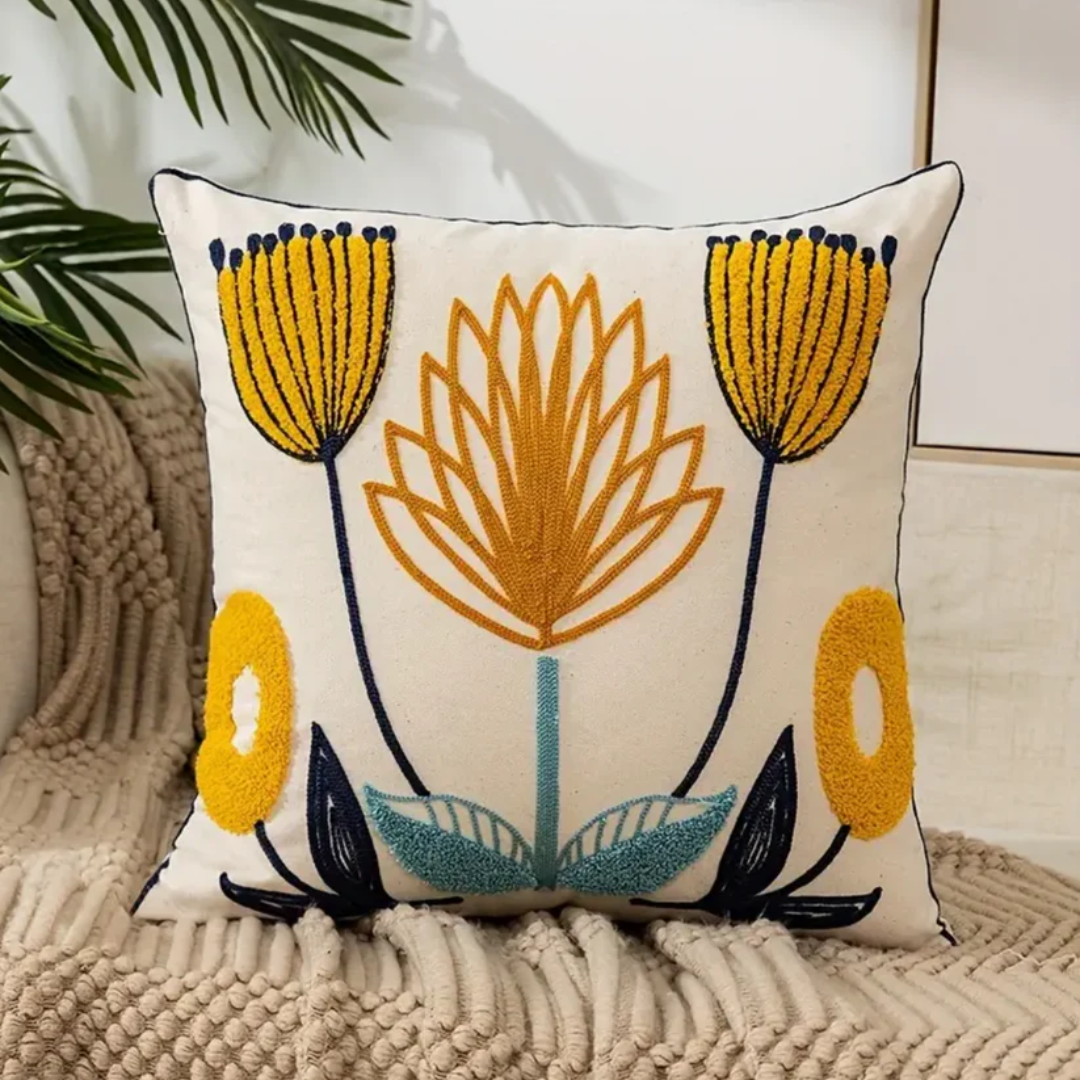 FloraLuxe – Decoratief Sierkussen voor Bank & Woonkamer