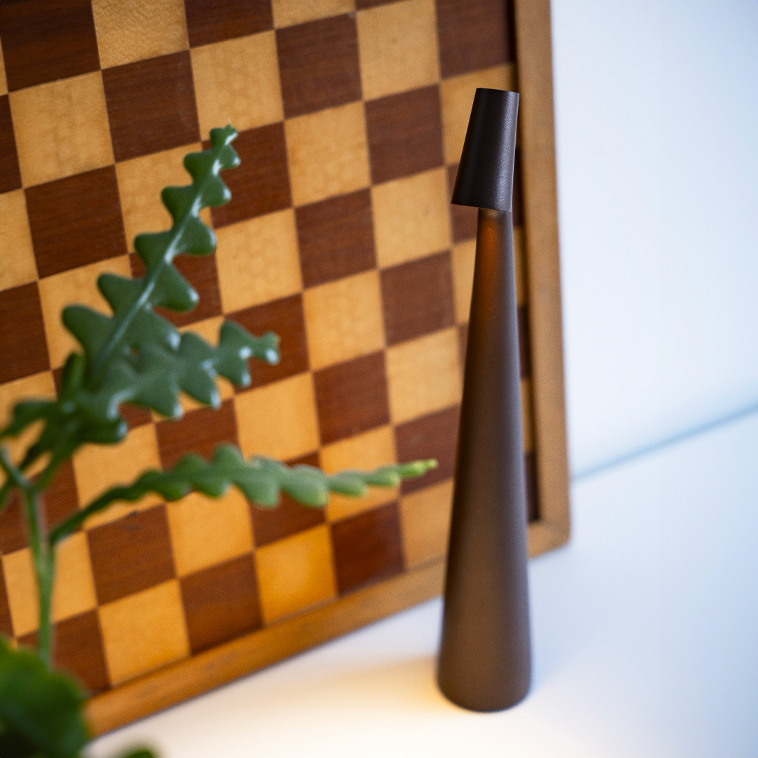 Lumi Draadloze tafellamp | 3 helderheidsniveaus en oplaadbare LED