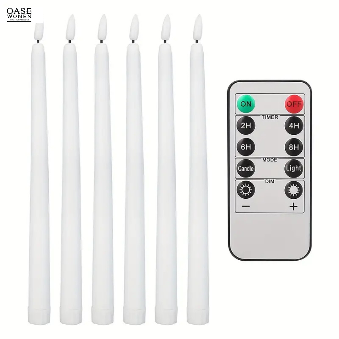 vlamloze verlichting kaars