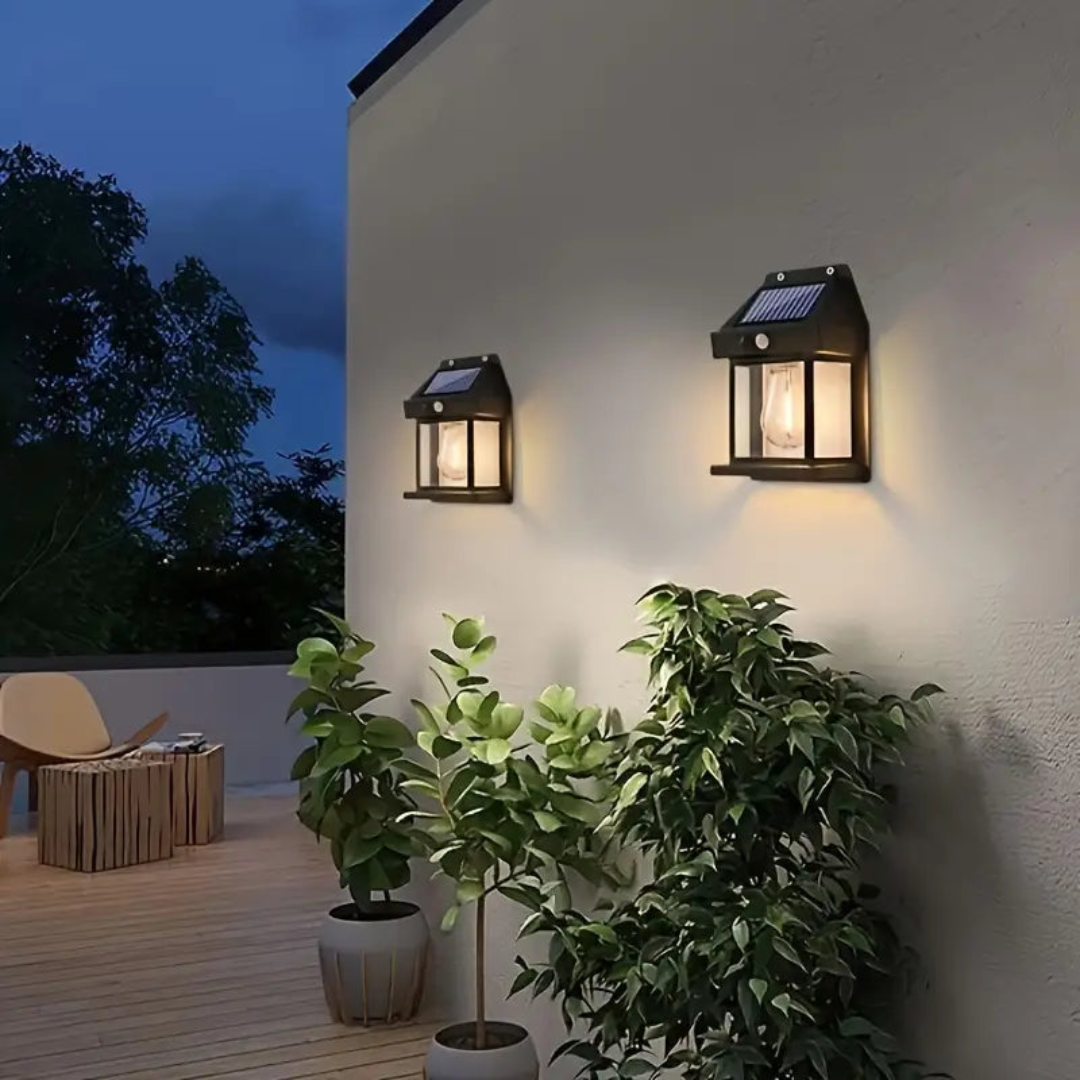 Slimme Solar Wandlamp – Draadloos met bewegingssensor