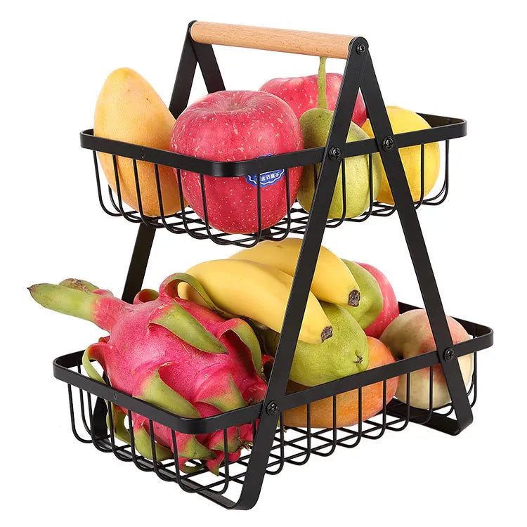 VertiFruit – 3-laags Fruitmand met Elegant Design