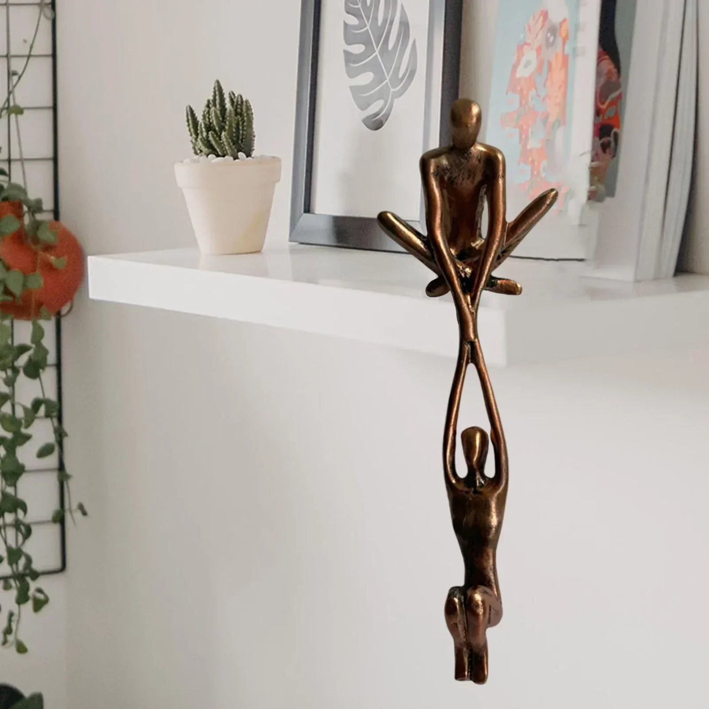 Eeuwige band sculptuur- Symbolisch Beeld van Liefde