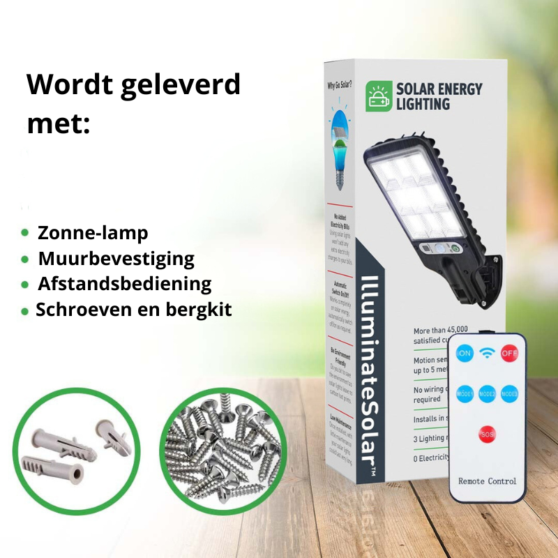 LumenSolar Buitenlamp – Slimme duurzame verlichting