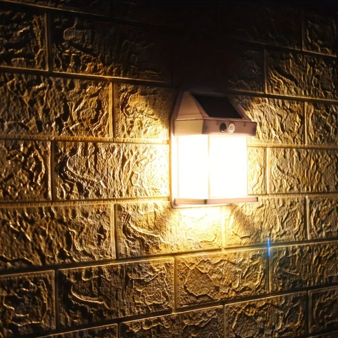 Slimme Solar Wandlamp – Draadloos met bewegingssensor