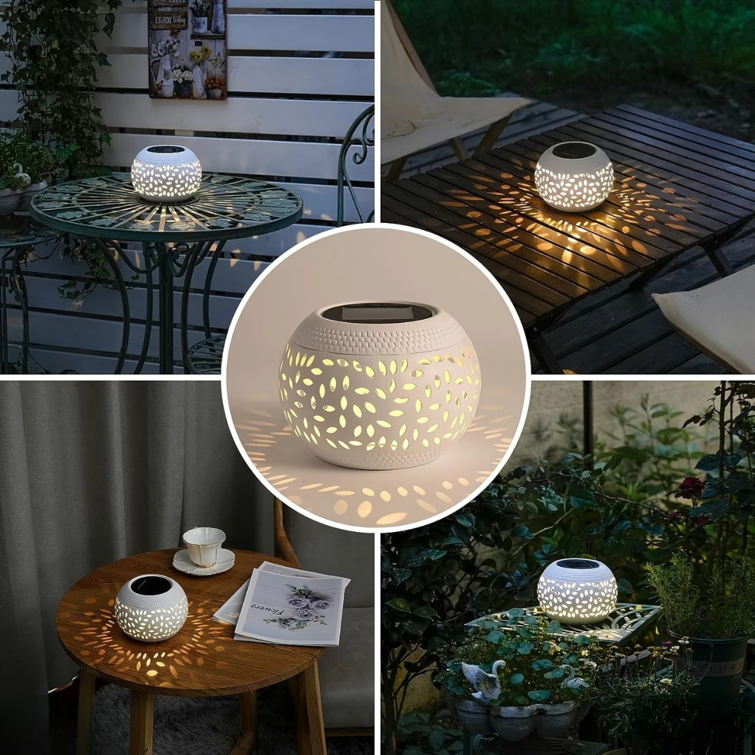 SolarFlame – Zonne-Energie Lantaarn met Flikkerend Vuur-effect