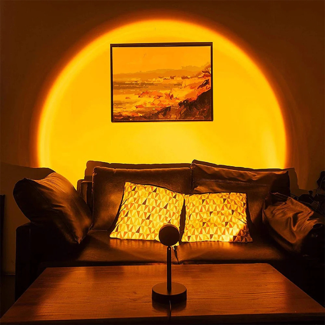 rustgevende ambiance sunset lamp