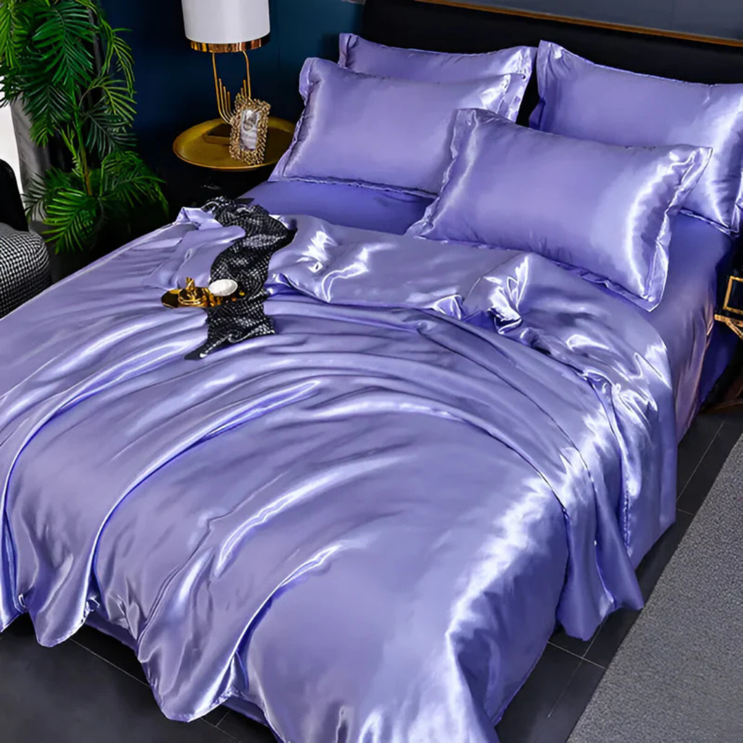 SilkSerenity – Luxe Zijdezacht Bedovertrek