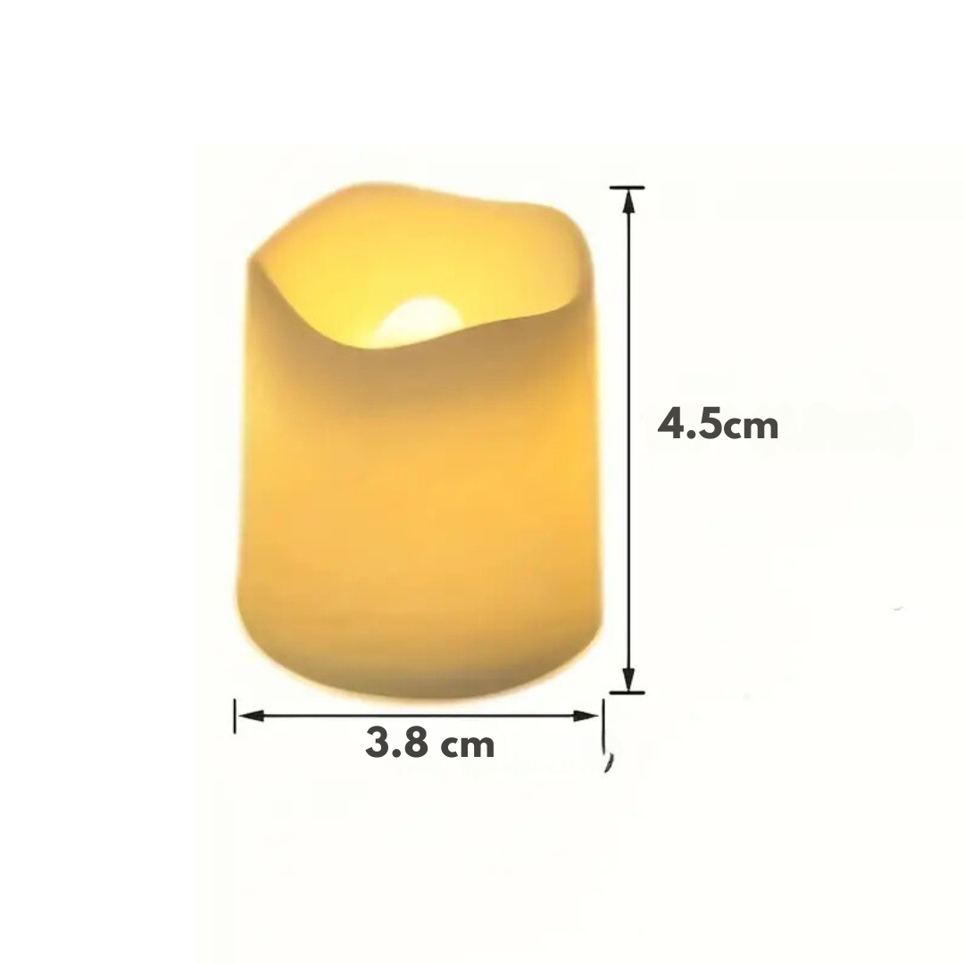 Glow LED kaarsen - Duurzaam, voordelig en sfeervol (24 stuks)