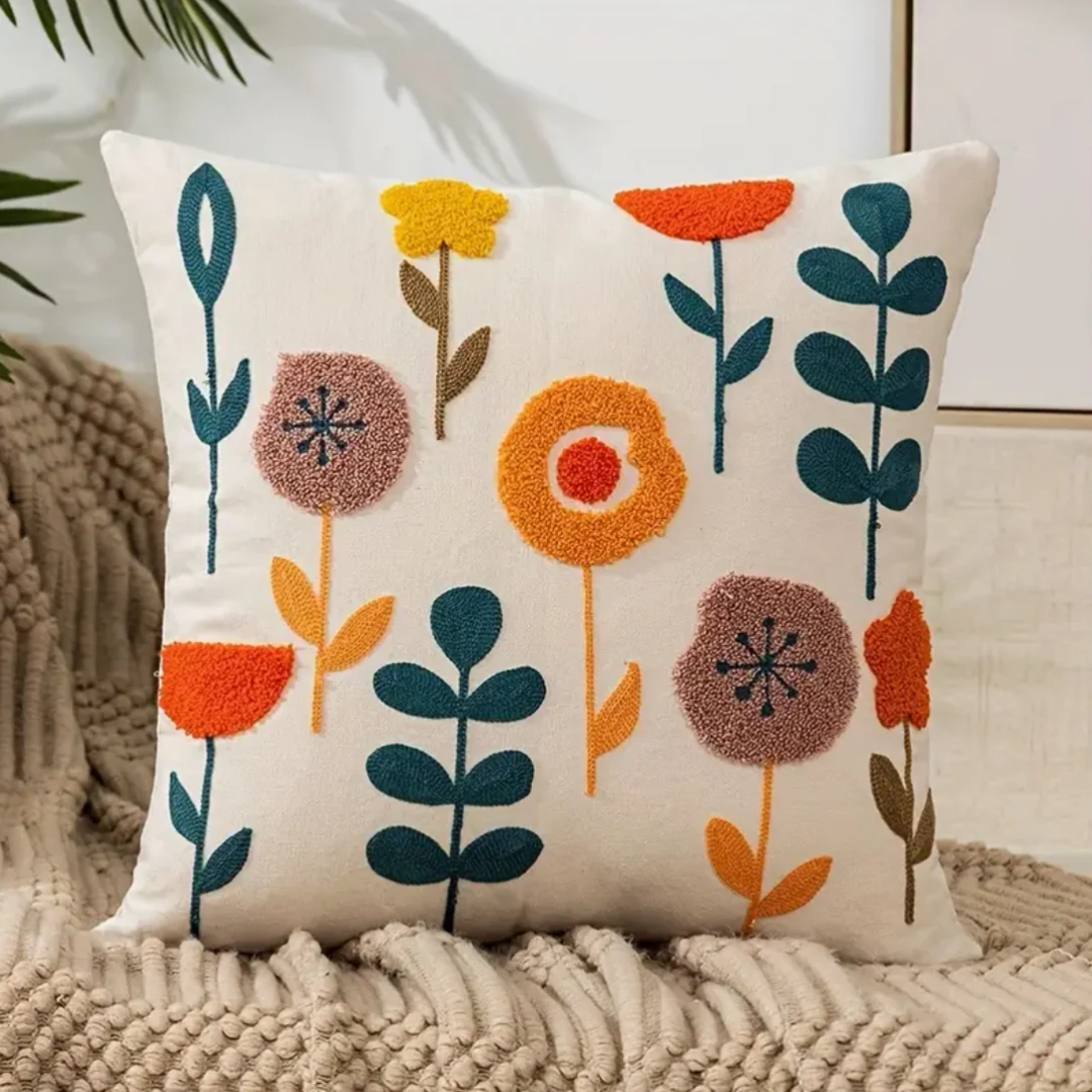 FloraLuxe – Decoratief Sierkussen voor Bank & Woonkamer