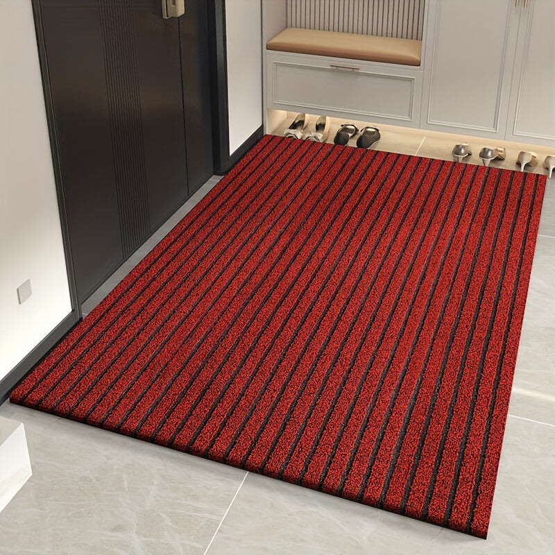 Weervaste deurmat tuin - Groen set van 2 40 x 60 cm - Buitenmat tegen stof - Makkelijk schoon te maken deurmat - Deurmat kunststof borstelharen 1,4cm hoog Weervaste deurmat tuin - Groen set van 2 40 x 60 cm - Buitenmat tegen stof - Makkelijk schoon te maken deurmat - Deurmat kunststof borstelharen 1,4cm hoog