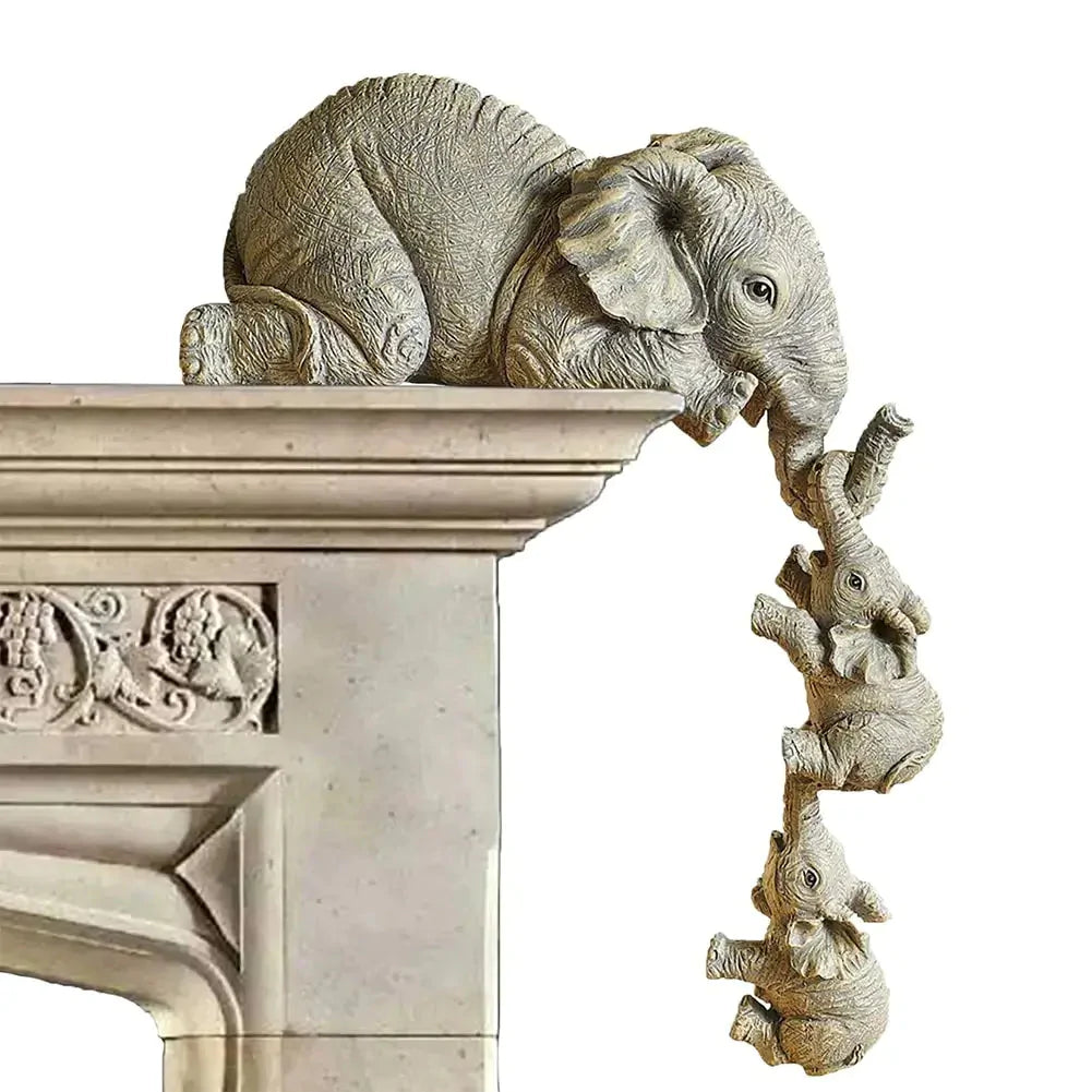 Olifantenfamilie Sculptuur