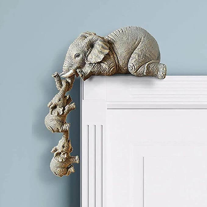 Olifantenfamilie Sculptuur