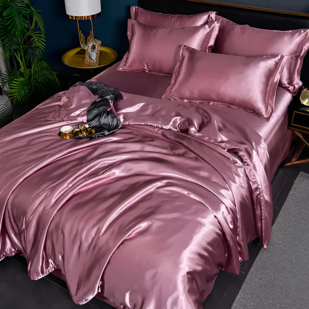 SilkSerenity – Luxe Zijdezacht Bedovertrek