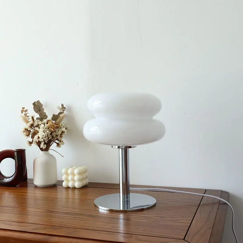 Luxe Retro Design Tafellamp – Draadloos & Dimbaar