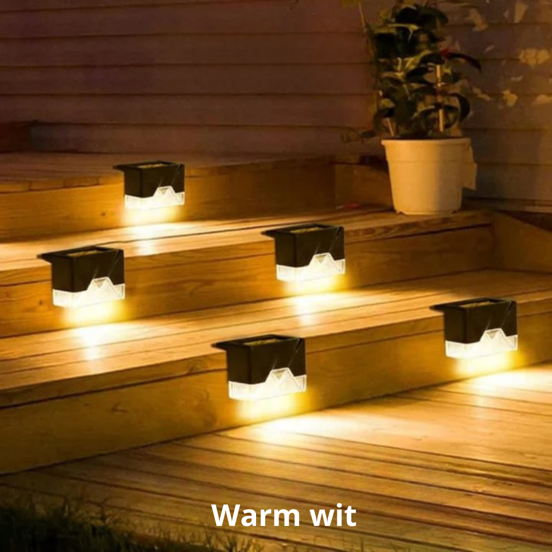 Waterdichte LED Solar tuinlamp op zonne-energie, eenvoudig te installeren zonder bedrading, met automatische aan/uit functie