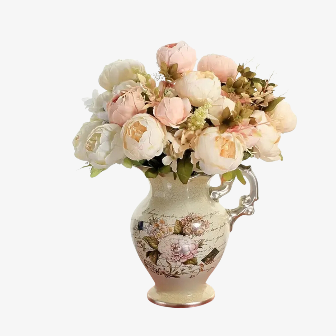 LuxPeony pioenrozen - Luxe zijde bloemen (2 bossen)
