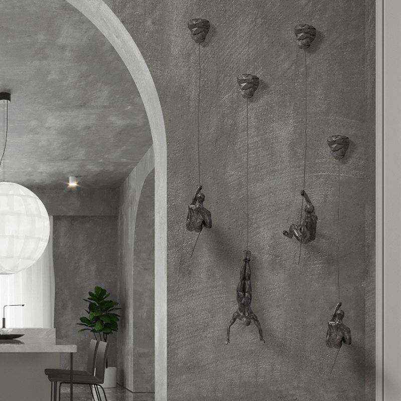 ClimbForm - Creatieve klimmende man muurdecoratie set