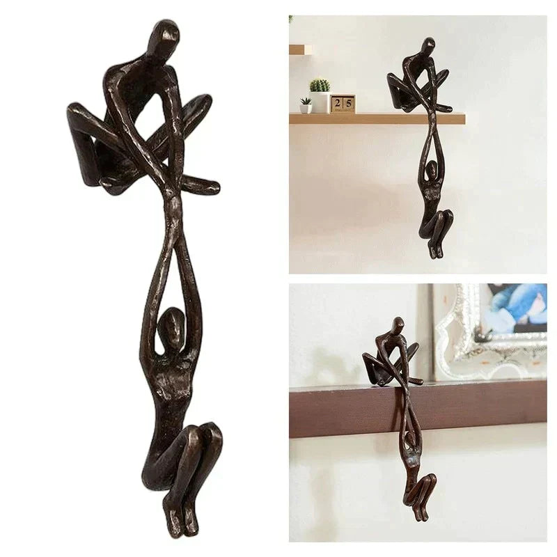 Eeuwige band sculptuur- Symbolisch Beeld van Liefde