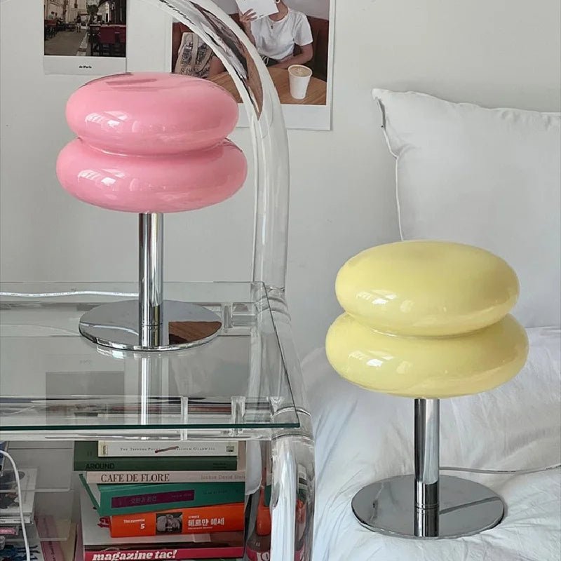 Luxe Retro Design Tafellamp – Draadloos & Dimbaar