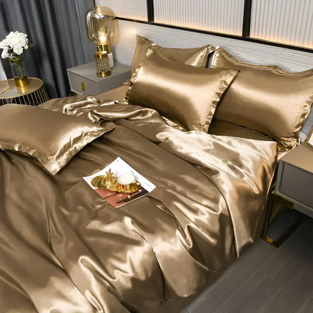 SilkSerenity – Luxe Zijdezacht Bedovertrek