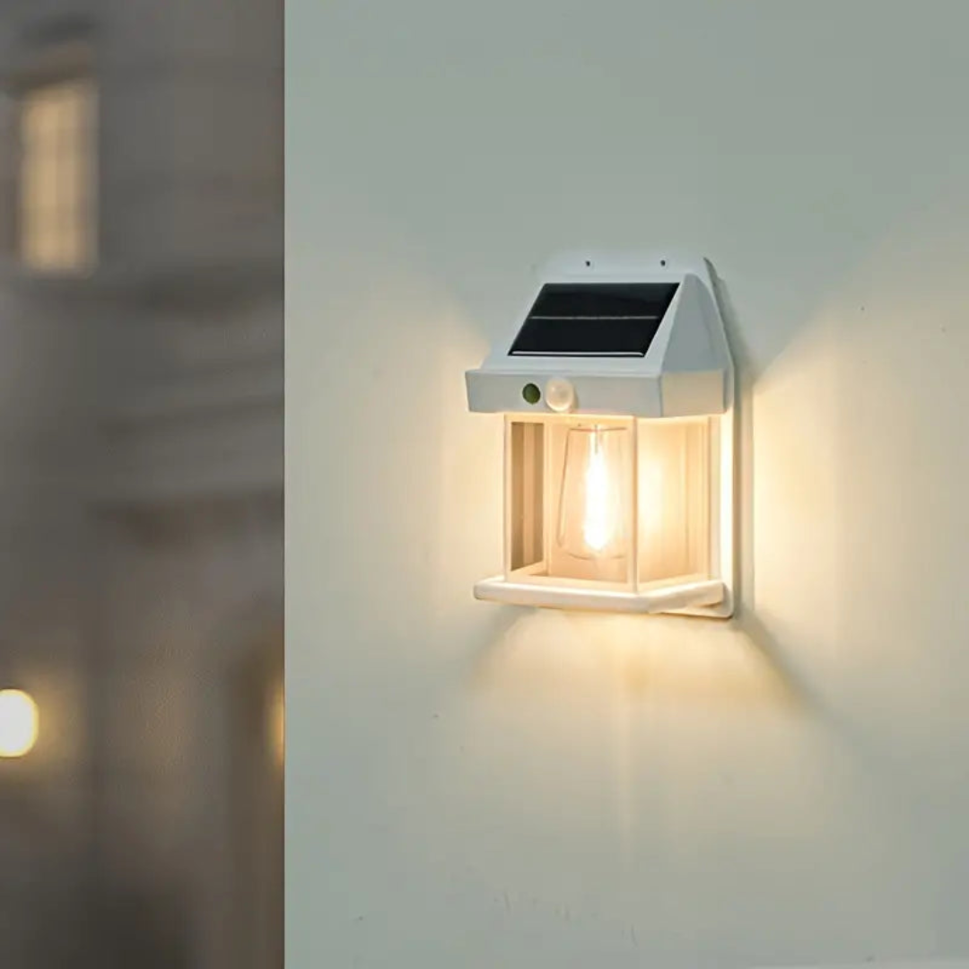 Slimme Solar Wandlamp – Draadloos met bewegingssensor
